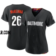 Ryan McKenna Women's Baltimore Orioles Black Replica 2023 City Connect Jersey