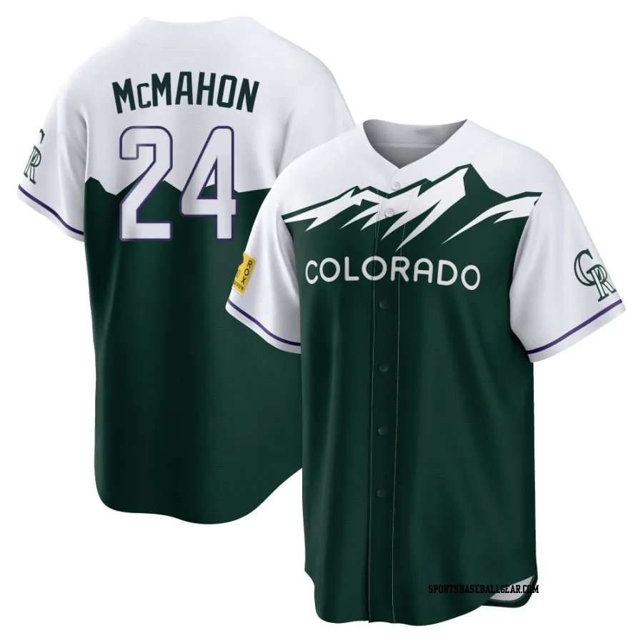 Ryan McMahon Men's Colorado Rockies Green Replica 2022 City Connect Jersey