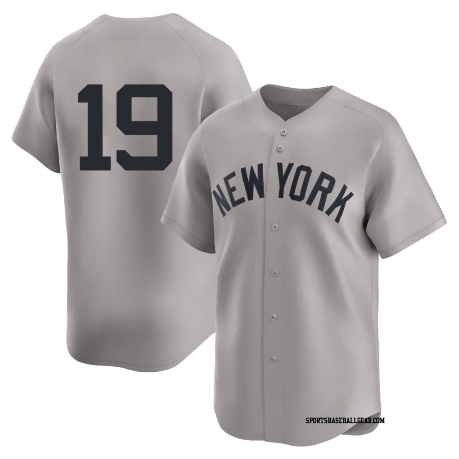Ryan McMahon Youth New York Yankees Gray Limited Away 2nd Jersey