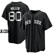 Ryan Miller Youth Boston Red Sox Black/White Replica Jersey