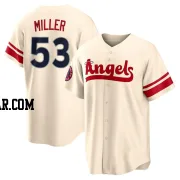 Ryan Miller Youth Los Angeles Angels Cream Replica 2022 City Connect Jersey