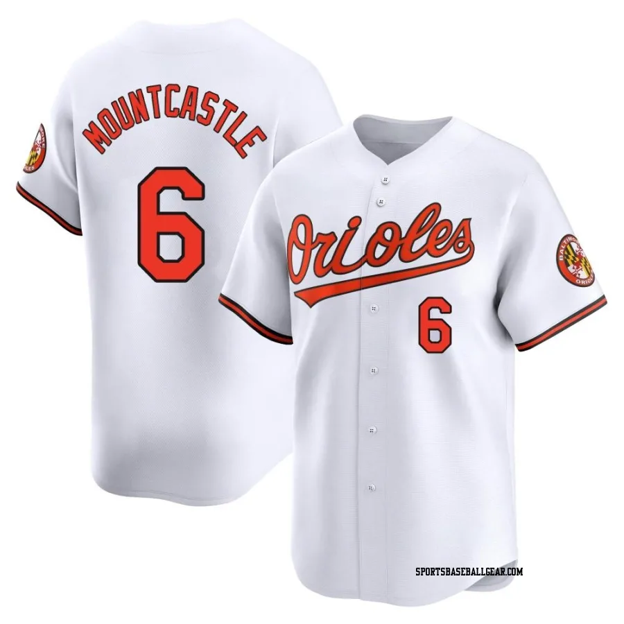 Ryan Mountcastle Youth Baltimore Orioles White Limited Home Jersey