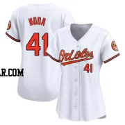 Ryan Noda Women's Baltimore Orioles White Limited Home Jersey