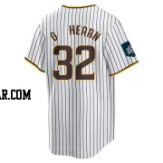 Ryan O'Hearn Men's San Diego Padres White Replica 2024 World Tour Seoul Series Home Jersey