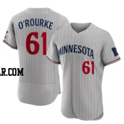 Ryan O'Rourke Men's Minnesota Twins Gray Authentic Road Jersey