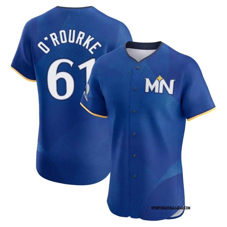 Ryan O'Rourke Men's Minnesota Twins Royal Elite 2024 City Connect Jersey