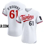 Ryan O'Rourke Men's Minnesota Twins White Elite Home Jersey