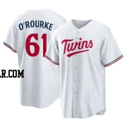 Ryan O'Rourke Men's Minnesota Twins White Replica Home Jersey