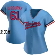 Ryan O'Rourke Women's Minnesota Twins Light Blue Replica Alternate Jersey