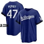 Ryan Pepiot Youth Los Angeles Dodgers Royal Replica 2021 City Connect Jersey