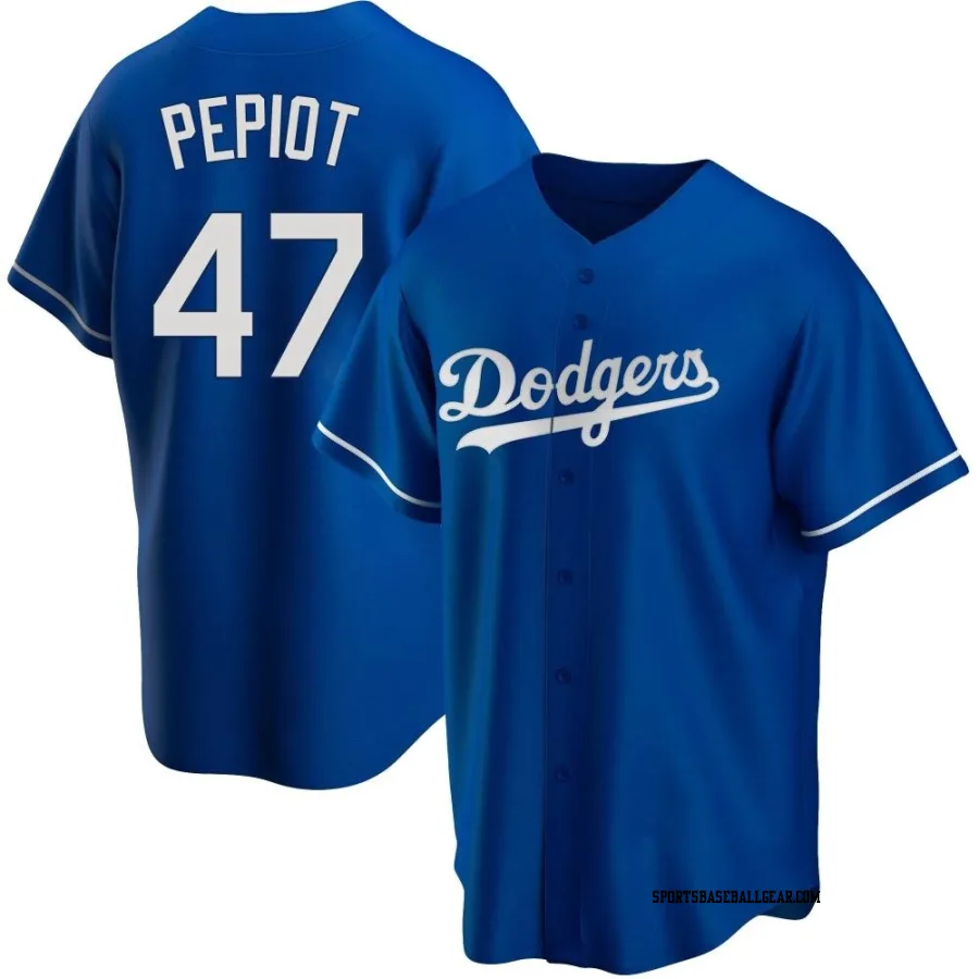 Ryan Pepiot Youth Los Angeles Dodgers Royal Replica Alternate Jersey