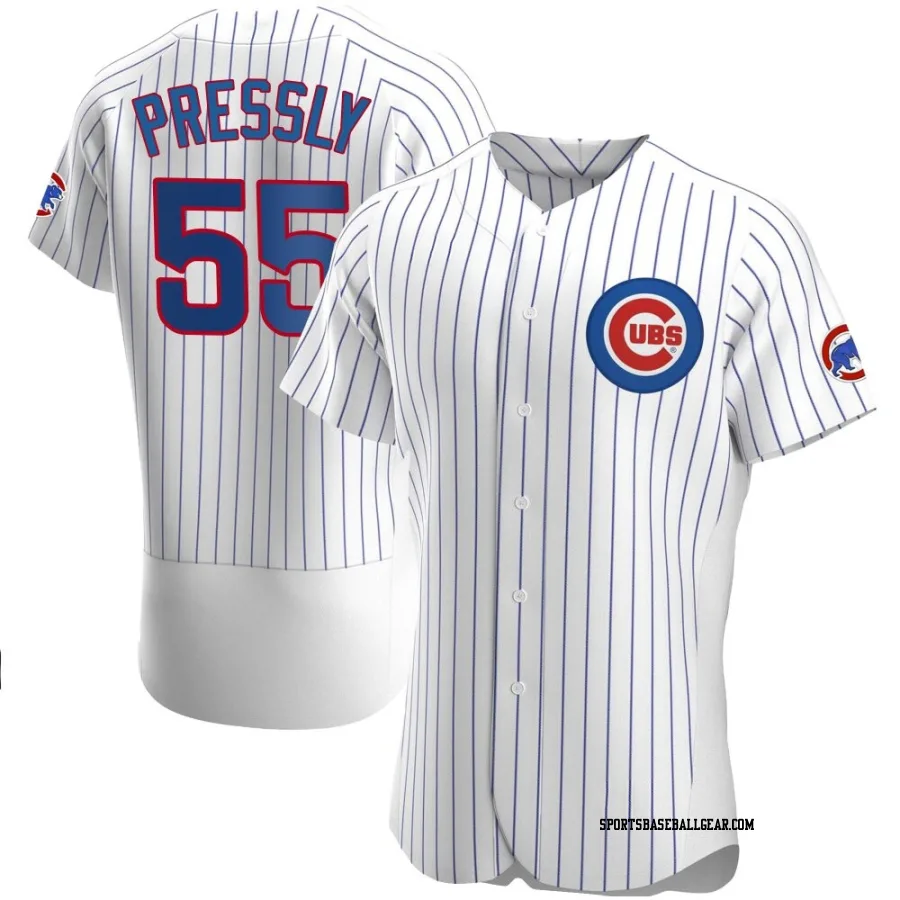 Ryan Pressly Men's Chicago Cubs White Authentic Home Jersey