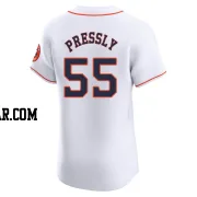 Ryan Pressly Men's Houston Astros White Elite Home Jersey