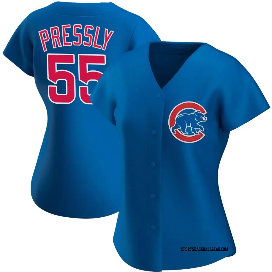 Ryan Pressly Women's Chicago Cubs Royal Authentic Alternate Jersey