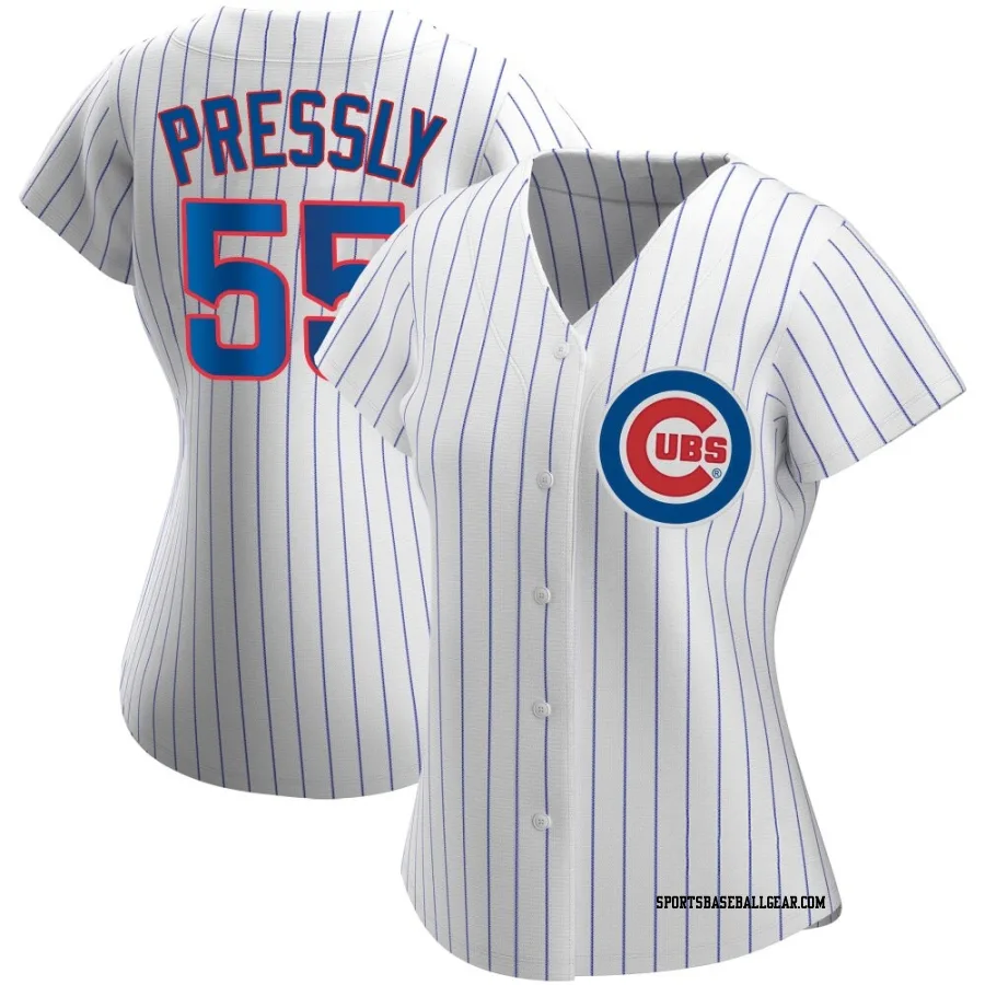 Ryan Pressly Women's Chicago Cubs White Replica Home Jersey