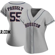 Ryan Pressly Women's Houston Astros Gray Replica Road 2020 Jersey