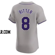 Ryan Ritter Men's Colorado Rockies Gray Elite Road Jersey