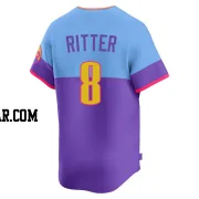Ryan Ritter Youth Colorado Rockies Purple/Light Limited Blue 2025 City Connect Jersey