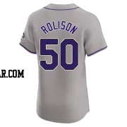 Ryan Rolison Men's Colorado Rockies Gray Elite Road Jersey