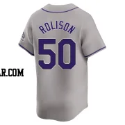 Ryan Rolison Men's Colorado Rockies Gray Limited Road Jersey