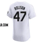 Ryan Rolison Men's Colorado Rockies White Elite Home Jersey