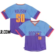 Ryan Rolison Toddler Colorado Rockies Purple/Light Limited Blue 2025 City Connect Jersey