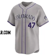 Ryan Rolison Youth Colorado Rockies Gray Limited Road Jersey