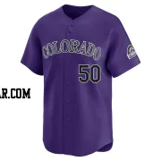 Ryan Rolison Youth Colorado Rockies Purple Limited Alternate Jersey