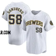 Ryan Sandberg Men's Milwaukee Brewers White Limited Alternate Jersey