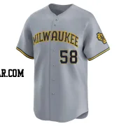 Ryan Sandberg Youth Milwaukee Brewers Gray Limited Away Jersey