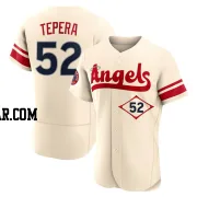 Ryan Tepera Men's Los Angeles Angels Cream Authentic 2022 City Connect Jersey