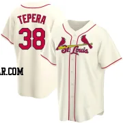 Ryan Tepera Men's St. Louis Cardinals Cream Replica Alternate Jersey