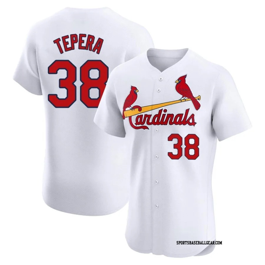 Ryan Tepera Men's St. Louis Cardinals White Elite Home Jersey