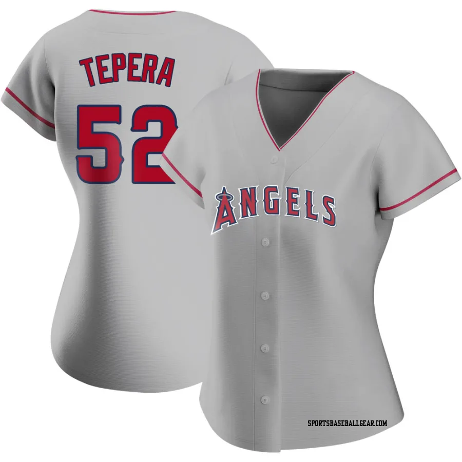 Ryan Tepera Women's Los Angeles Angels Replica Silver Road Jersey