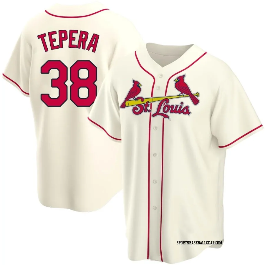 Ryan Tepera Youth St. Louis Cardinals Cream Replica Alternate Jersey