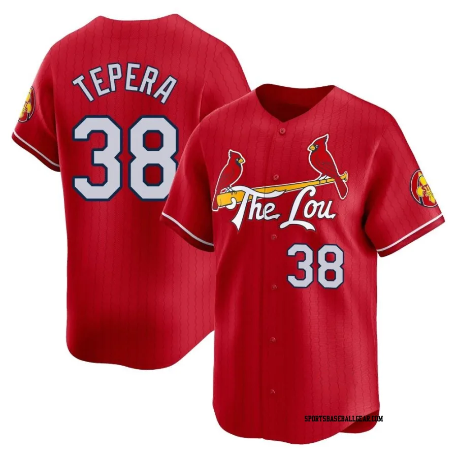 Ryan Tepera Youth St. Louis Cardinals Red Limited 2024 City Connect Jersey