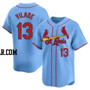 Ryan Vilade Men's St. Louis Cardinals Light Blue Limited Alternate Jersey