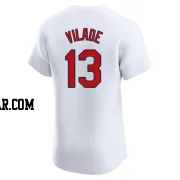 Ryan Vilade Men's St. Louis Cardinals White Elite Home Jersey