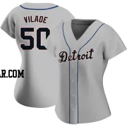 Ryan Vilade Women's Detroit Tigers Gray Authentic Road Jersey