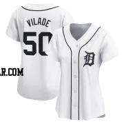 Ryan Vilade Women's Detroit Tigers White Limited Home Jersey