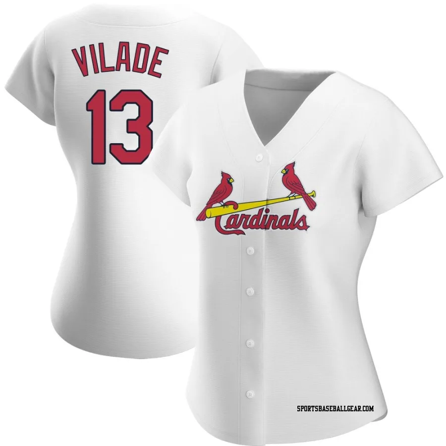Ryan Vilade Women's St. Louis Cardinals White Authentic Home Jersey