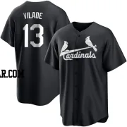 Ryan Vilade Youth St. Louis Cardinals Black/White Replica Jersey