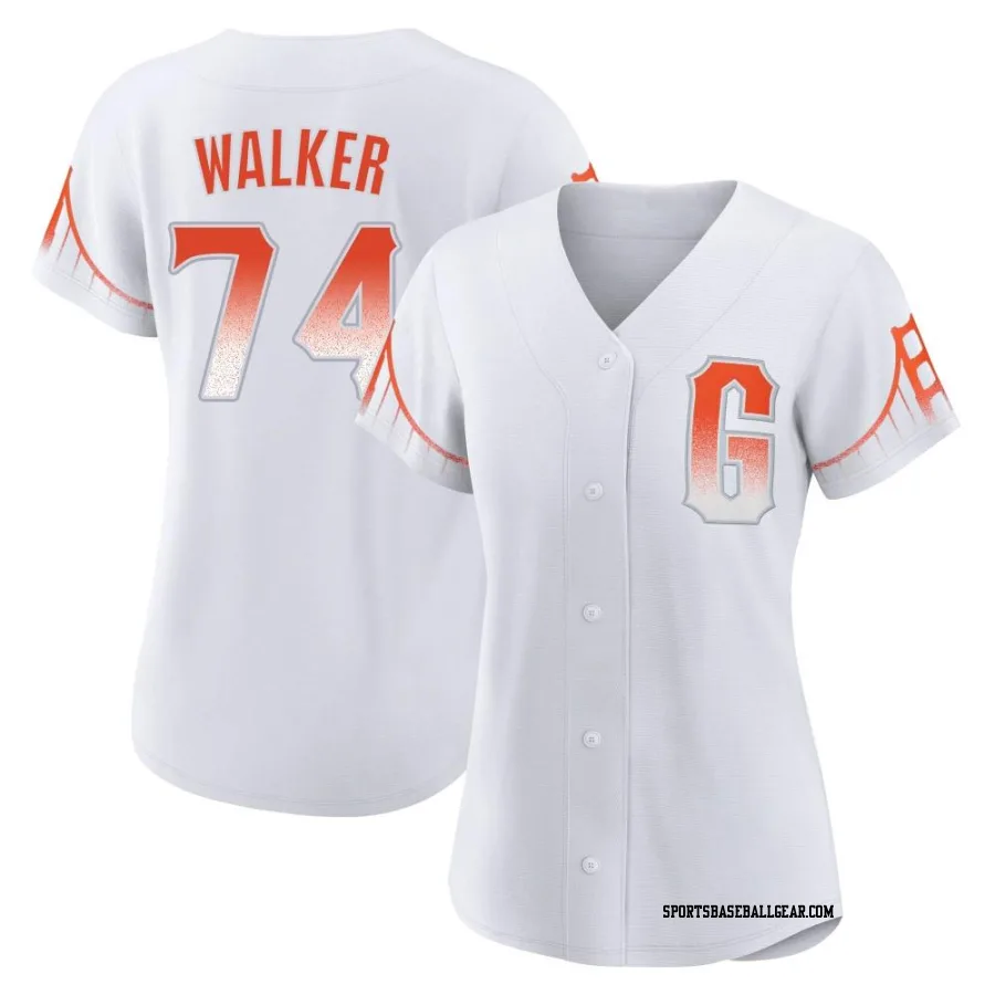 Ryan Walker Women's San Francisco Giants White Authentic 2021 City Connect Jersey