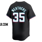 Ryan Weathers Youth Miami Marlins Black Limited Alternate Jersey