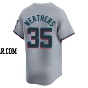 Ryan Weathers Youth Miami Marlins Gray Limited Road Jersey
