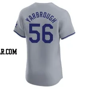 Ryan Yarbrough Men's Los Angeles Dodgers Gray Elite Road Jersey