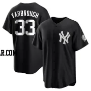 Ryan Yarbrough Men's New York Yankees Black/White Replica Jersey
