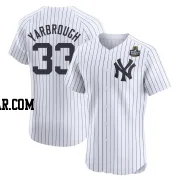 Ryan Yarbrough Men's New York Yankees White Elite Home 2024 World Series Jersey