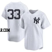 Ryan Yarbrough Men's New York Yankees White Limited Yankee Home 2nd Jersey