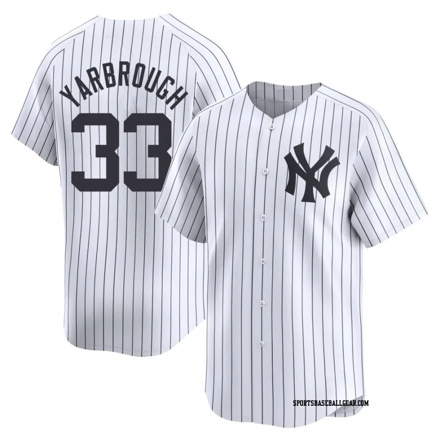 Ryan Yarbrough Men's New York Yankees White Limited Yankee Home Jersey